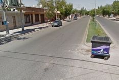 La conocida calle de Guaymallén ddonde ocurrió el asalto La conocida calle de Guaymallén ddonde ocurrió el asalto