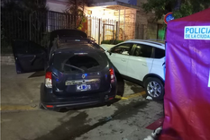 Los autos involucrados en el choque Foto: NA