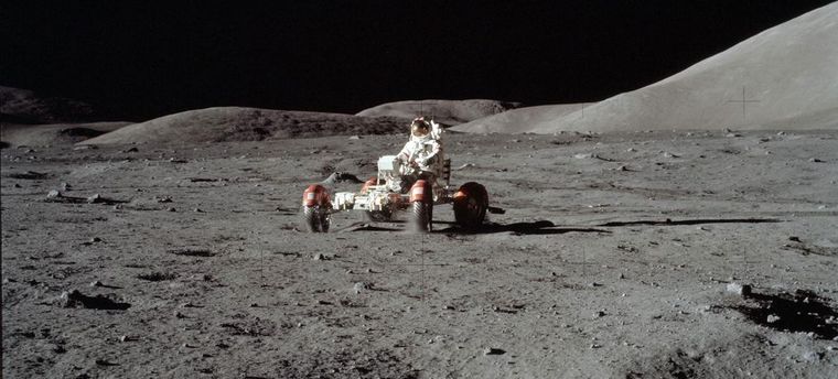 The NASAS Lunar Rover Vehicle (archivo, diciembre de 1972).