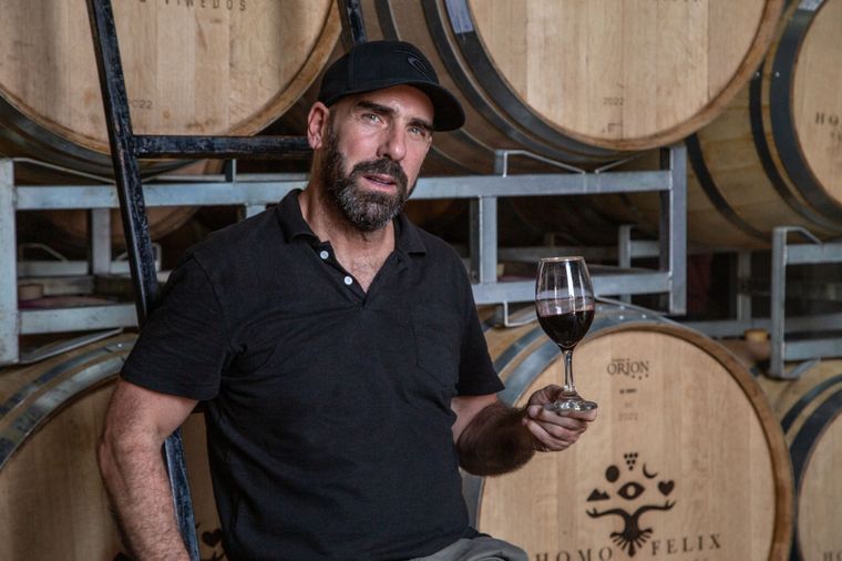 Desde hace casi 20 años, Patricio Eppinger se dedica a asesorar bodegas. Además ha creado su propio proyecto, Homo Felix. Foto: Homo Felix