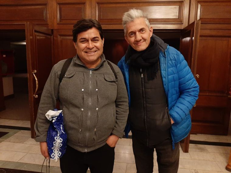 Raúl Aballay y Leonardo Pedrocca. Raúl Aballay y Leonardo Pedrocca.