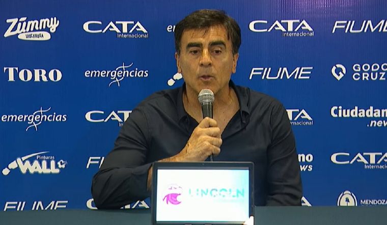 El entrenador palpitó el mano a mano con el Xeneize. Foto: Captura de TV