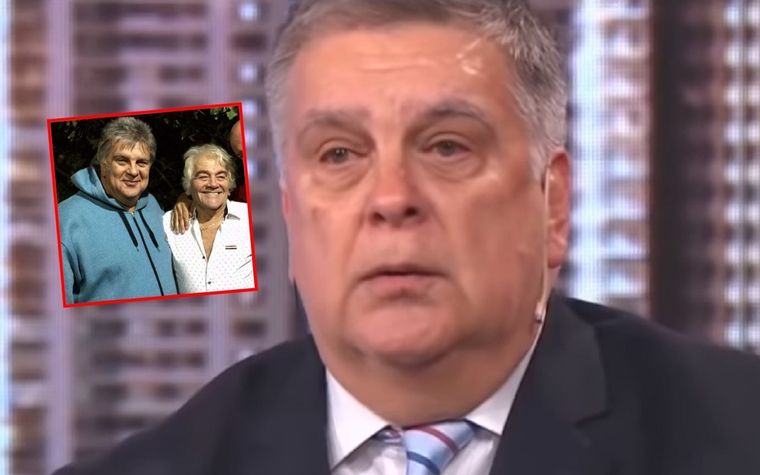 Despedida El periodista habló tras la muerte de su hermano Carlos.