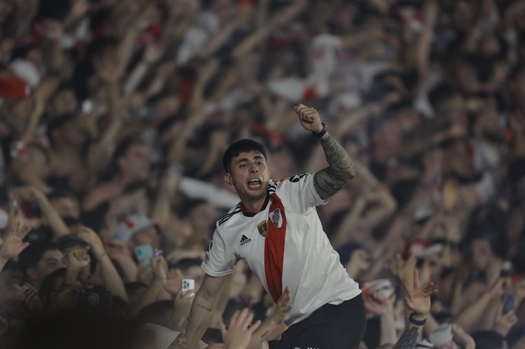 El Monumental luce repleto para River vs. Mineiro. Foto: EFE