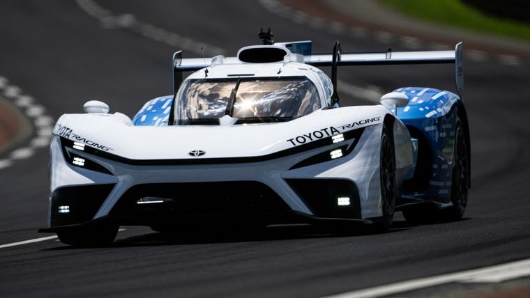El futuro del WEC: Toyota exhibió su prototipo de hidrógeno líquido en las 24 Horas de Le Mans