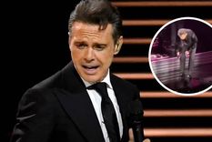 La pasó mal: El momento en el que Luis Miguel se lesiona en pleno concierto.