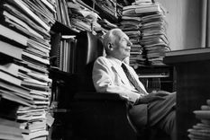 El físico Joseph Rotblat (1908-2005), premio Nobel de la Paz 1995. Foto: GETTY IMAGES