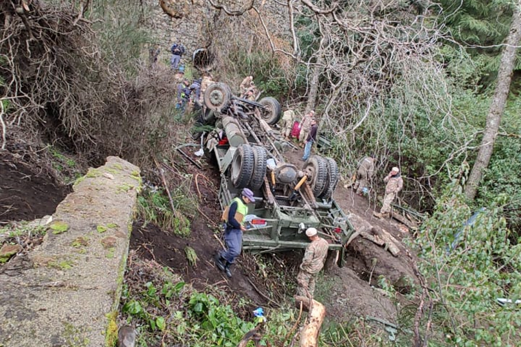 Vuelco en San Martín de los Andes Foto: Foto: NA