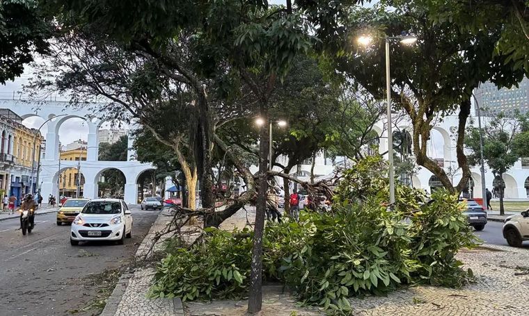 El temporal que azotó Brasil. El temporal que azotó Brasil.