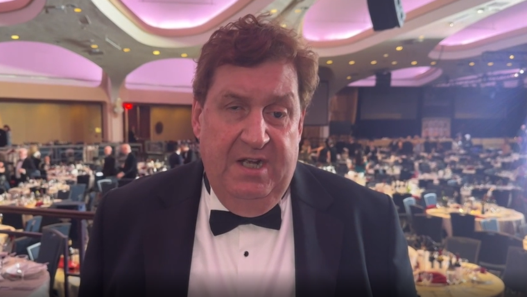 El corresponsal de la BBC Gary ODonoghue se encontraba en el salón cuando ocurrió el tiroteo.