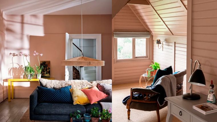 Los rosas son físicamente relajantes. Foto: Farrow & Ball / Agencia Asger Mortensen-Wester