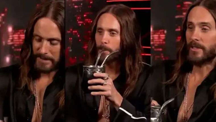 Jared Leto probó mate en una entrevista. Jared Leto probó mate en una entrevista.