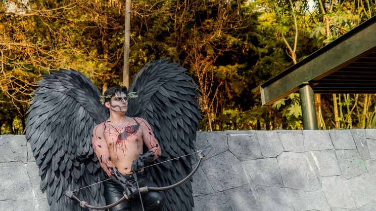 Atento a que las alas de Cupido se mojan, como corresponde a todo ser vivo que vuele en días de lluvia, dicho ser no puede cumplir con su función. Atento a que las alas de Cupido se mojan, como corresponde a todo ser vivo que vuele en días de lluvia, dicho ser no puede cumplir con su función.
