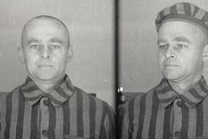 Las fotos de Witold Pilecki tomadas por las autoridades nazis cuando fue internado en Auschwitz.