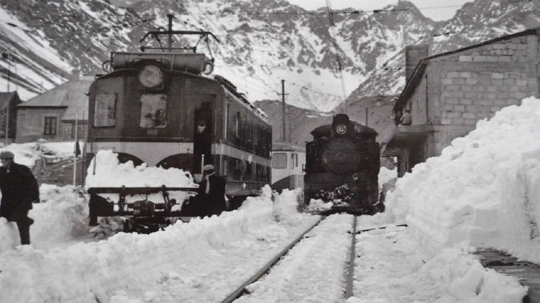 El Ferrocarril Trasandino se inauguró en 1910 Foto: Gentileza El Ferrocarril Trasandino se inauguró en 1910 Foto: Gentileza