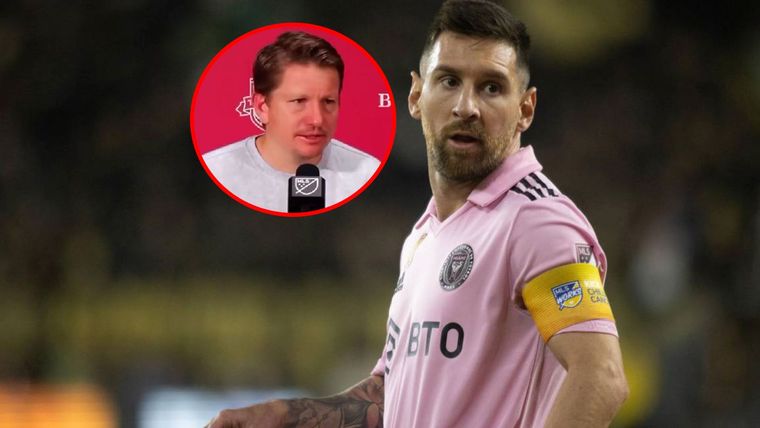 Messi volverá ante Toronto FC, último de la MLS, y el DT rival tuvo una reacción muy genuina al hablar sobre el 10 Foto: EFE