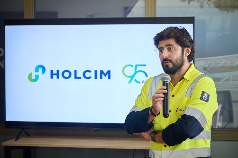 Pablo Galindo, Head RMX y Agregados de Holcim Argentina. Foto: Prensa Holcim. Pablo Galindo, Head RMX y Agregados de Holcim Argentina. Foto: Prensa Holcim.
