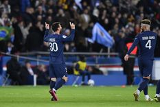 Messi volvió al PSG y convirtió un gol.