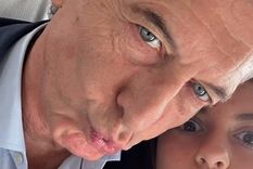 Antonia Macri mostró en fotos y un collage el vínculo compinche que tiene con su apdre Mauricio. Foto: Instagram