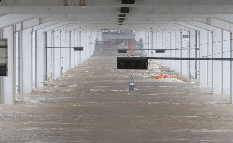 Al menos 37 muertos en las inundaciones en Corea del Sur Foto: EFE