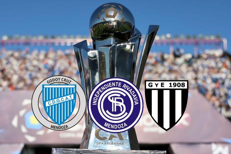 Copa Argentina 2023: Godoy Cruz, Independiente Rivadavia y Gimnasia conocieron sus rivales.