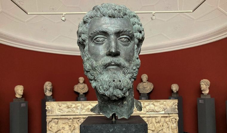 cabeza estatua emperador La cabeza ha desatado una disputa entre Turquía y Dinamarca. Foto: Afp.