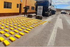 El procedimiento de Gendarmería. Foto: Gendarmería Nacional.