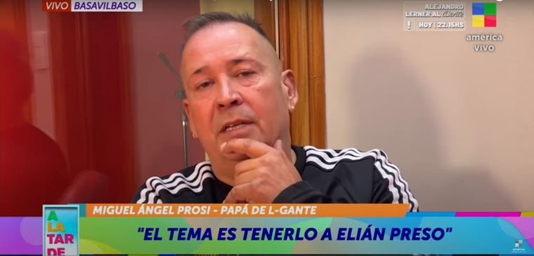 Habló Miguel Ángel Prosi, el padre de L-Gante.