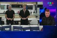 Darío y Bautista fueron los últimos jugadores en placa este domingo. Foto: Captura de pantalla Telefe.