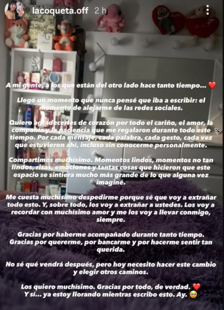Entre las hipótesis de sus seguidores, se contempla la posibilidad de un lanzamiento artístico. Entre las hipótesis de sus seguidores, se contempla la posibilidad de un lanzamiento artístico.