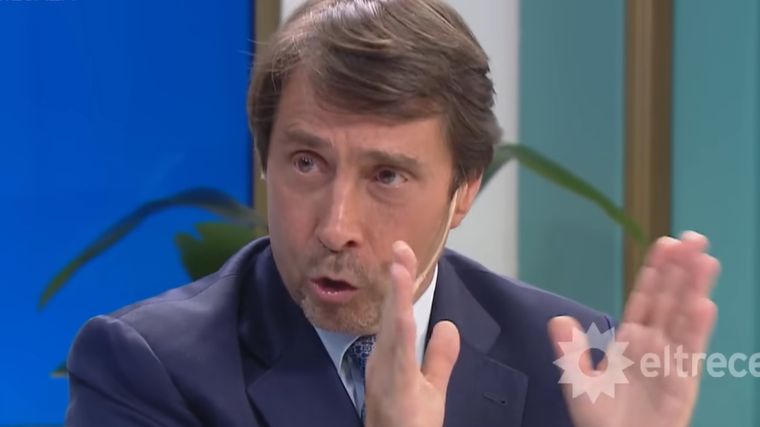 El enojo de Eduardo Feinmann con Luis Majul. Foto: Captura El Trece