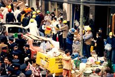 El 18 de julio de 1994 a las 9:53? de la mañana, la mutual judía fue víctima de un ataque terrorista. Foto: Florencia Arbeleche