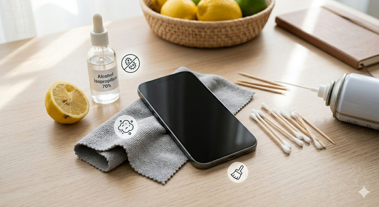 Un kit de limpieza que no falla. Fuente: IA Gemini.