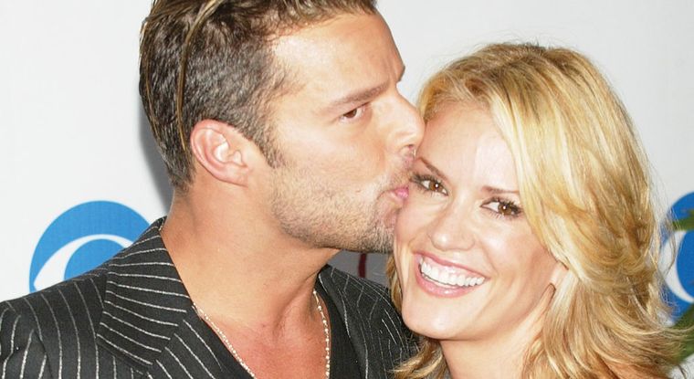 Rebecca de Alba y Ricky Martin Foto: Archivo