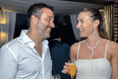 se separo andrea bursten, la mejor amiga de tinelli: estaban hace 5 anos tras la muerte de su marido