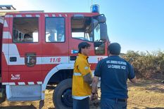 A fines de septiembre, Santi Maratea lanzó una colecta para destinar al cuartel de bomberos de La Cumbre tras los incendios que afectaron la provincia de Córdoba. Foto: Facebook Bomberos Voluntarios de La Cumbre