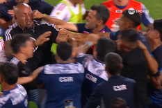 river echo a la roca... y en mendoza los hinchas recordaron la tremenda pina que se hizo viral