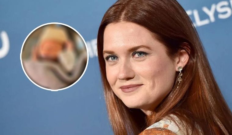 Bonnie Wright se convirtió en madre y presentó a su bebé.
