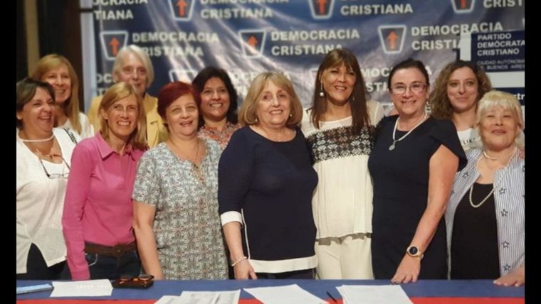 Mujeres de la Democracia Cristiana. Foto: DC