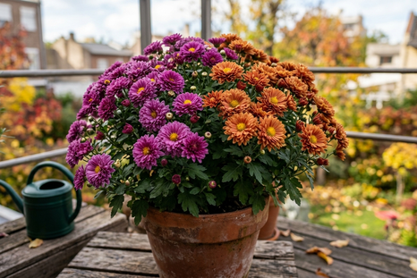 Crisantemo, una plant resiliente. Fuente: IA Gemini. Crisantemo, una plant resiliente. Fuente: IA Gemini.