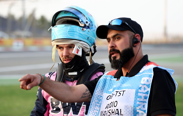 Gasly preocupado por su A526. Gasly preocupado por su A526.