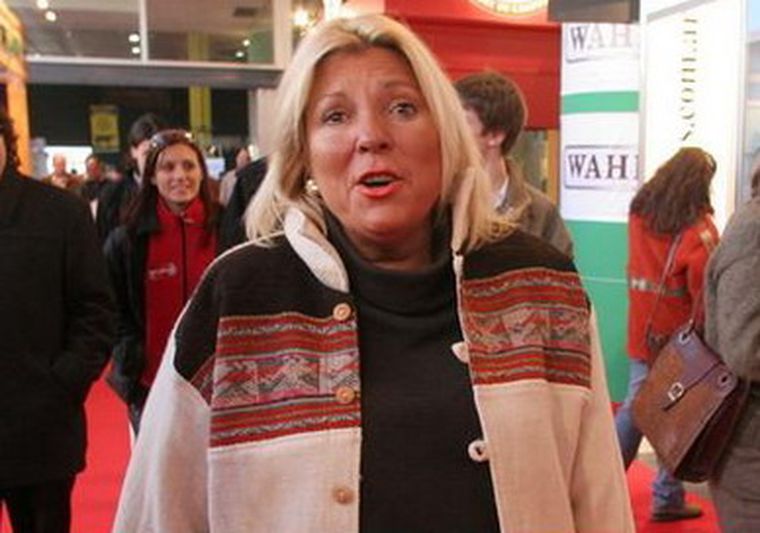 Elisa Carrió, contenta con los resultados de las elecciones en Córdoba y Santa Fe.