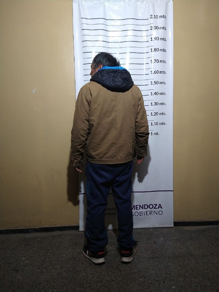 Lo buscaban por el robo de una juguetería y fue detenido durante los festejos por la obtención de la Copa América. Foto: Ministerio de Seguridad