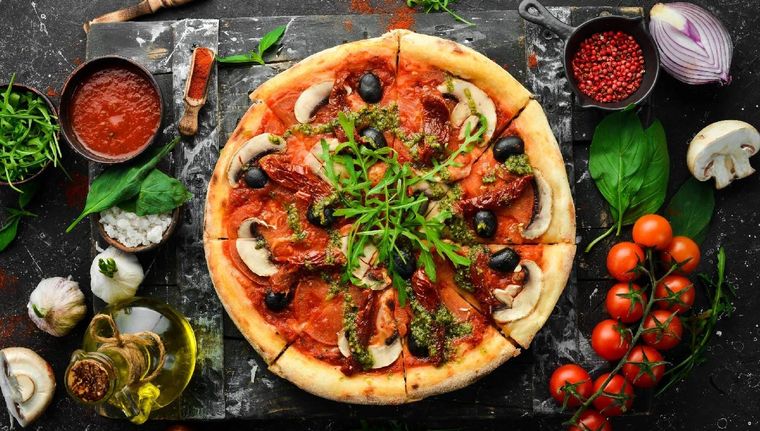 La pizza con coliflor es un clásico de la cocina (Shutterstock).