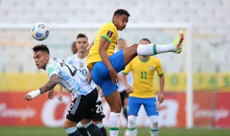 Brasil y Argentina. Foto: EFE