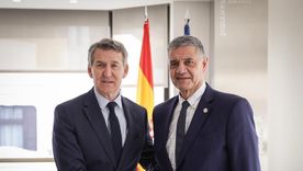 Jorge Macri con Alberto Núñez Feijóo, presidente del Partido Popular de España. Jorge Macri con Alberto Núñez Feijóo, presidente del Partido Popular de España.