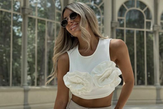 Esta es la camiseta de ZARA que fue furor entre influencers. Foto: Instagram @lauucanero