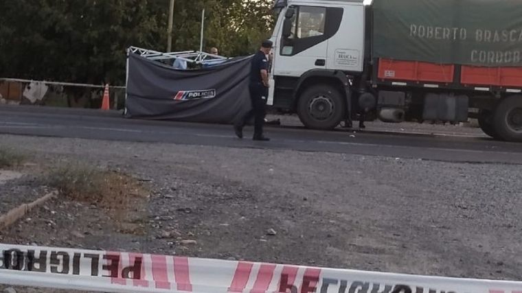 La escena tras el hecho Foto: Gentileza