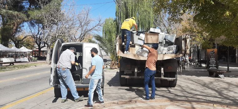 Recolección de residuos electrónicos. Foto: Municipalidad de Luján de Cuyo