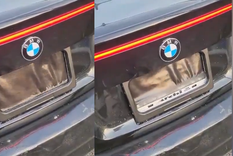 Algunos conductores tapan sus patentes con el fin de evitar multas Foto: X/ Tendencias Argentinas